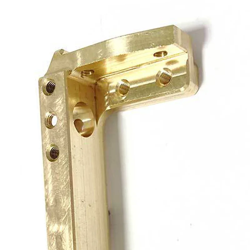 

1PCS 85G Brass Front Bumper Mount Servo Stand for 1/10 RC Crawler Axial SCX10 II 90046 90047 Upgrade Parts