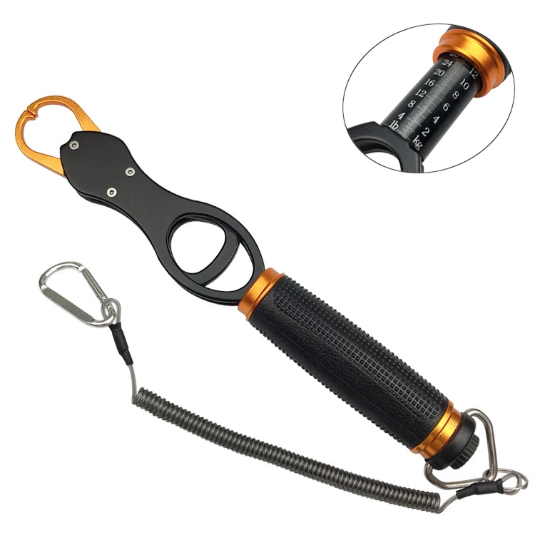 Многофункциональный алюминиевый захват для рыбной губы с весами портативные