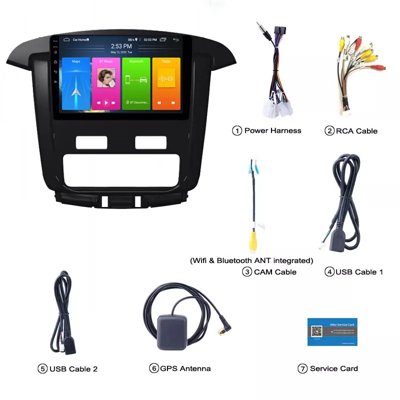 

Car GPS Radio For Toyota INNOVA (Manual) 2011-2014 Android 10.0 Player 10-inch Multimedia Radio Stereo 2Din Support Split Screen