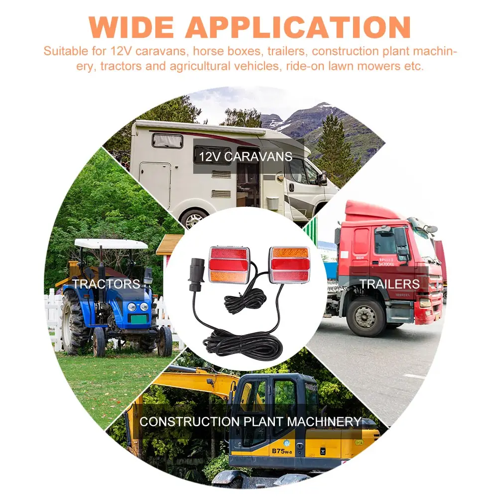 

12V Magnetic Trailer Tail Light