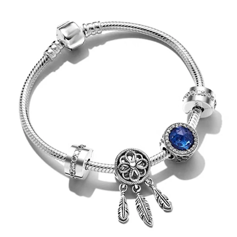 

Pan's Simple Bracelet Fashion Tassel Dream Catcher Bracelet For Ladies With Rhinestone Positioning Clasp Fine Gifts