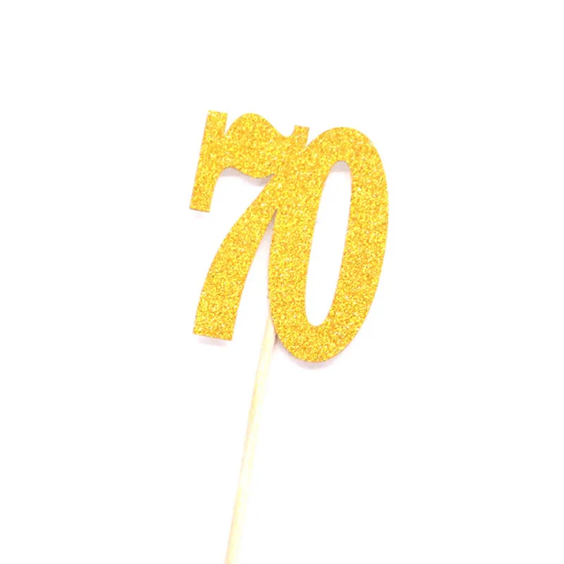 10 шт. топперы для кексов на день рождения|Товары украшения тортов| |