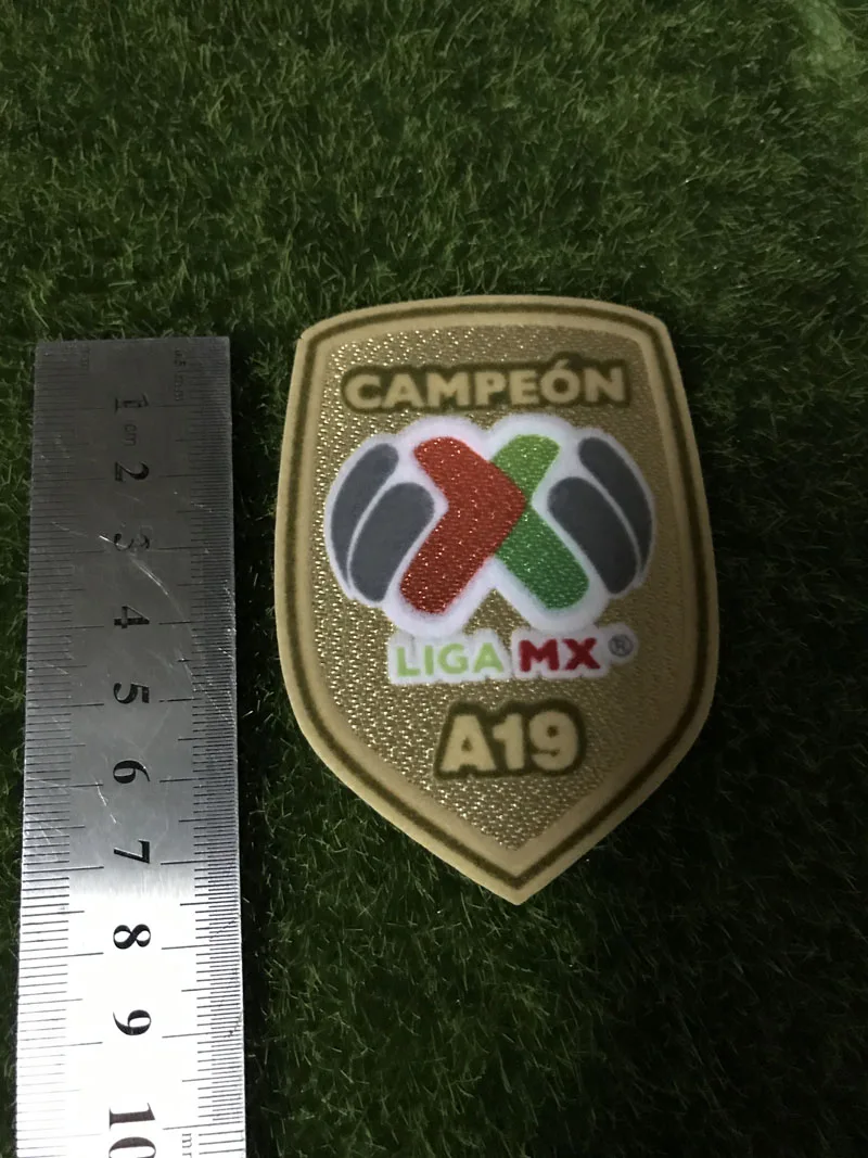Liga Mx A19 Campeon патч бархатный материал термотрансферный патч|Заплатки| |