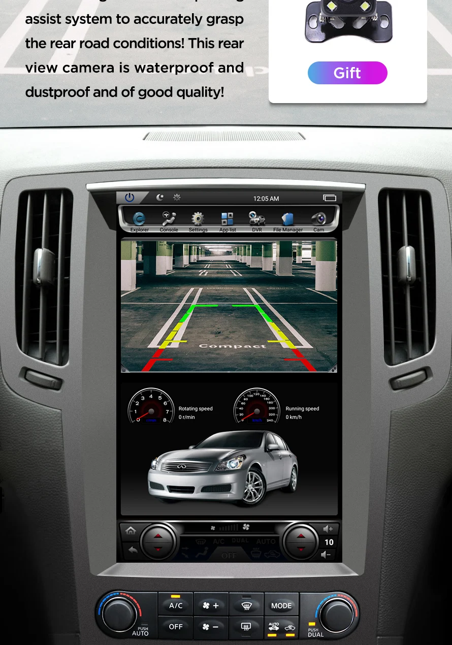 Мультимедийный автомобильный плеер для Infiniti G25 G35 G37 G37S Android 7,1 система 2G 32G Автомобильный видео gps навигация