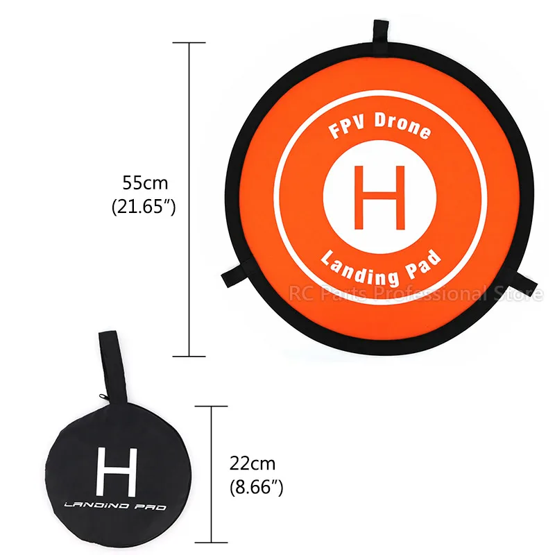 

55cm Portable Foldable Landing Pad Universal FPV Drone Parking Apron Pad for Mavic 2 Pro Mavic Air Spark Phantom 4 Xiaomi Drone