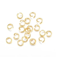 34567810mm stainless steel jump rings open jump split rings golden for jewelry designer making earrings necklace