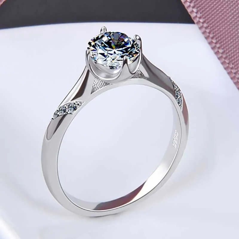 Bague Ringen кольца для женщин Стерлинговое Серебро 925 Мода классический темперамент Свадьба Помолвка подарки на день Святого Валентина высокое качество