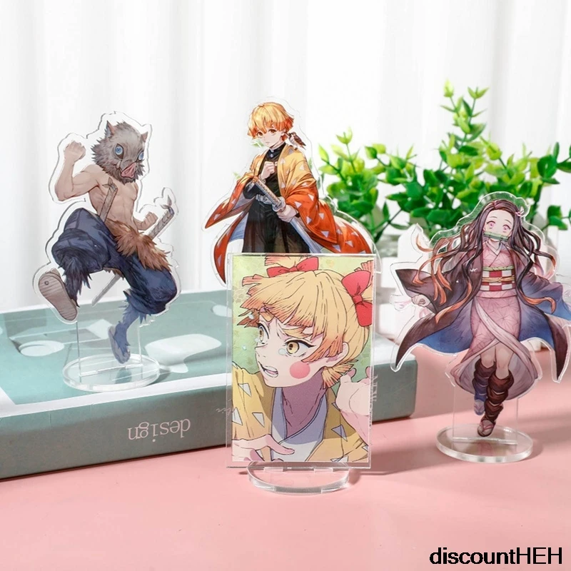 

Anime Demon Slayer Kimetsu No Yaiba Kamado Tanjirou Nezuko Kanawo Zenitsu Inosuke Giyuu Figure Acrylic Stand Model Toys