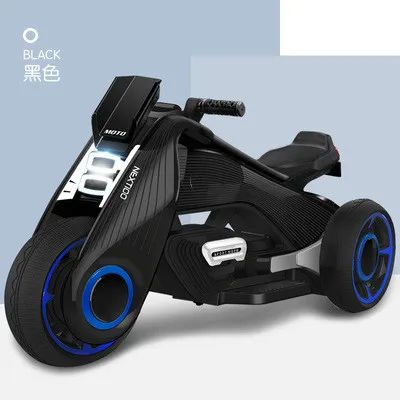 Children's Electric Three-wheel Motorcycle Boys Tricycle Car Baby Dazzle Light Motorbike for Kids Ride on | Игрушки и хобби
