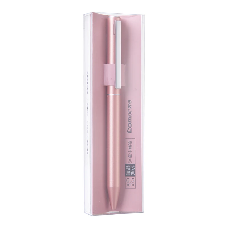 

Metal Retate Gel Pen with 0.5mm Gel Refill for Xiaomi Mi Pen with PP Box 0.5MM Switzerland Blue/Black/Red Refill for Office