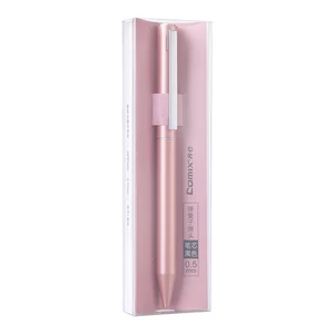 Ручка гелевая, 0,5 мм, с металлическим стержнем, синийчерныйкрасный