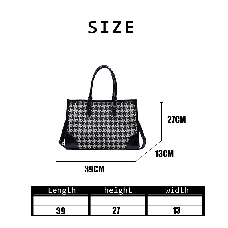 

Women Wool Tote Bag 2020 Ladies New Fashion Style Larger Capacity Handbag Autumn Winter Versatile Shopping Shoulder Bag