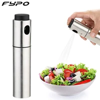 stainless steel oil sprayer oilve mist pump cooking tool bbq oil press spray bottle refillable container kitchen gadgets tool