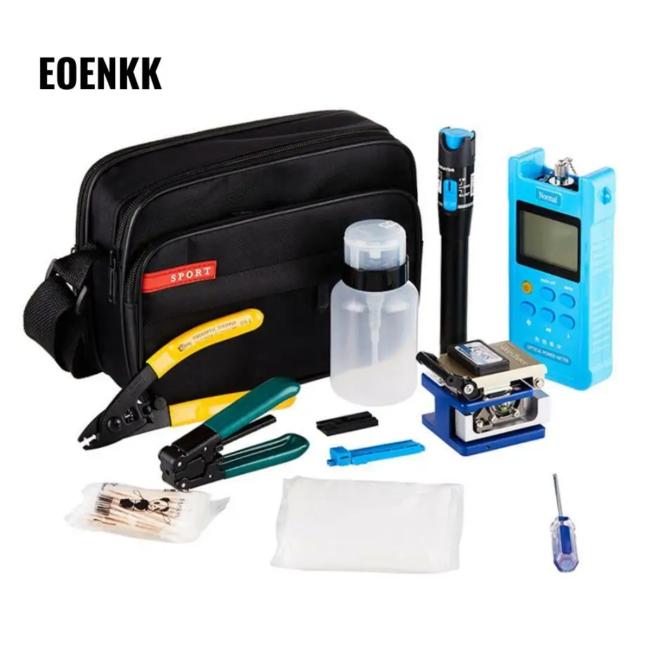 

Toolbox For Optical Kit Amd FTTH Fiber Optic Cold Connection Tool Set FC-6S Fiber Cutter Optical Fiber Household Cold Connector