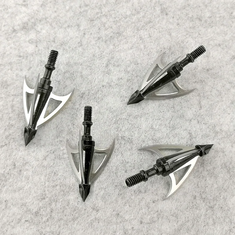 6/10pcs Archery Arrowheads 3 Blade Broadheads Hunting Tips Crossbow Points For Carbon Arrow Outdoor Shooting Accessories - купить по