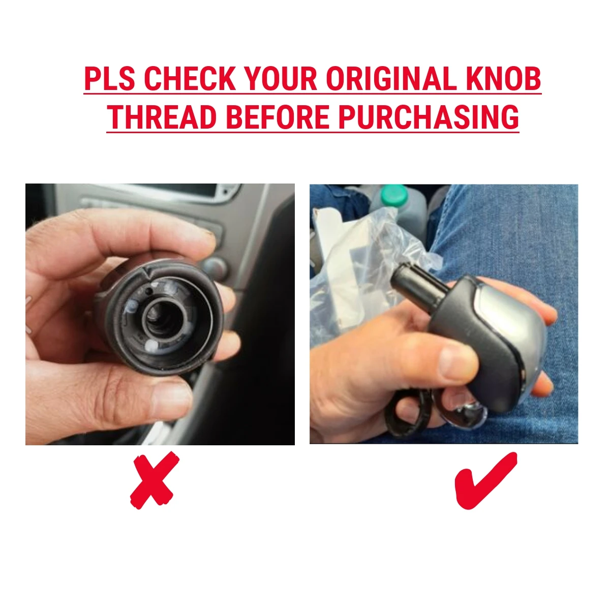 Ручка переключения передач из искусственной кожи 5 скоростей 6 для Ford Focus 2 MK2 FL MK3 MK4