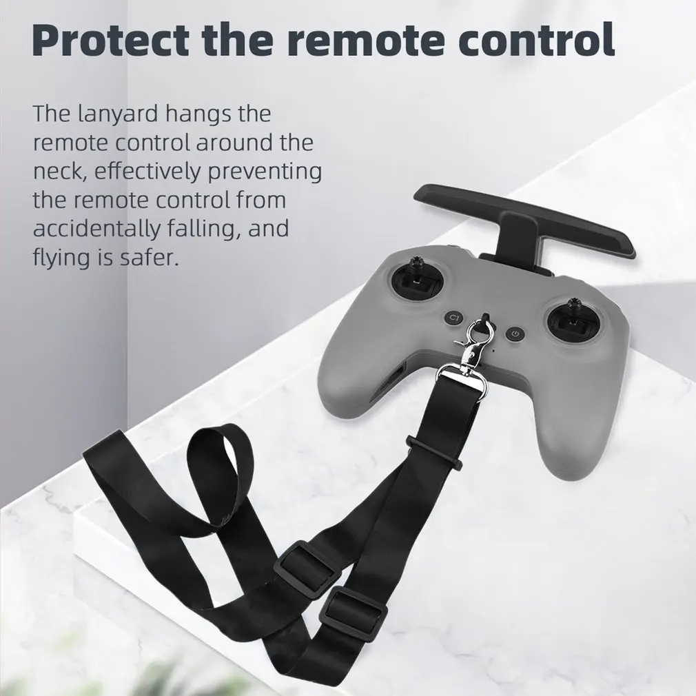 Lanyard for DJI FPV Combo Drone Remote Control Sling Antilost Safety Strap Shoulder Belt Rope for FPV Combo Quadcopter Accessory