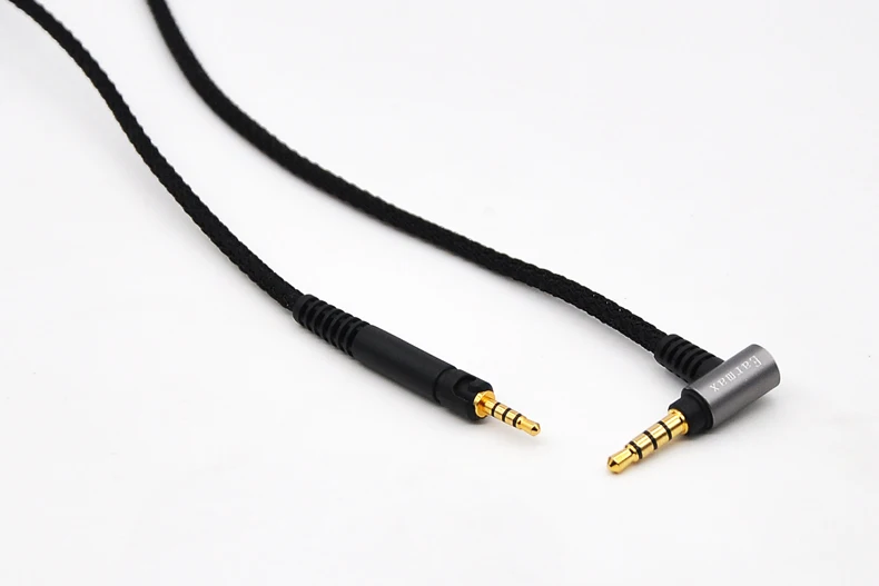Черный Сменный нейлоновый аудиокабель для студийных наушников KRK KNS8400 KNS6400 AKG K361 |