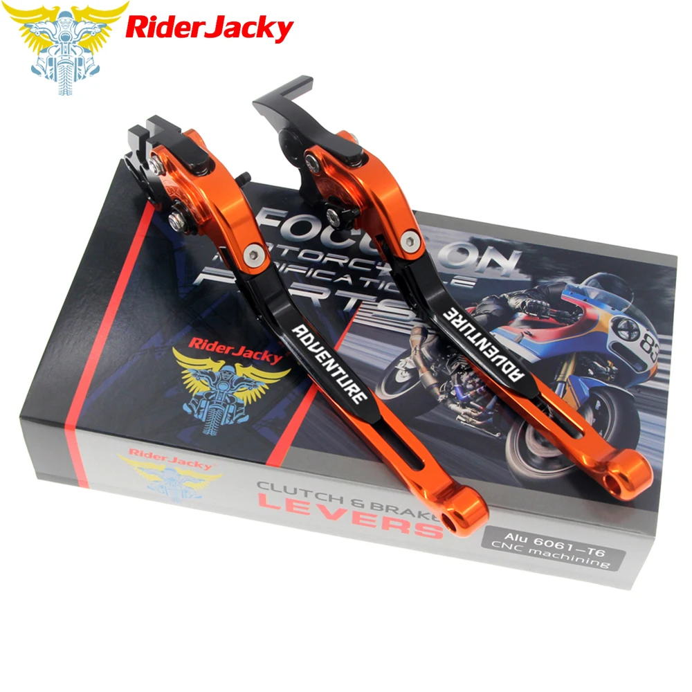 

Riderjacky For KTM 1090 Adventure/R 2017-2018 Motorcycle CNC Folding Extendable Brake Clutch Levers