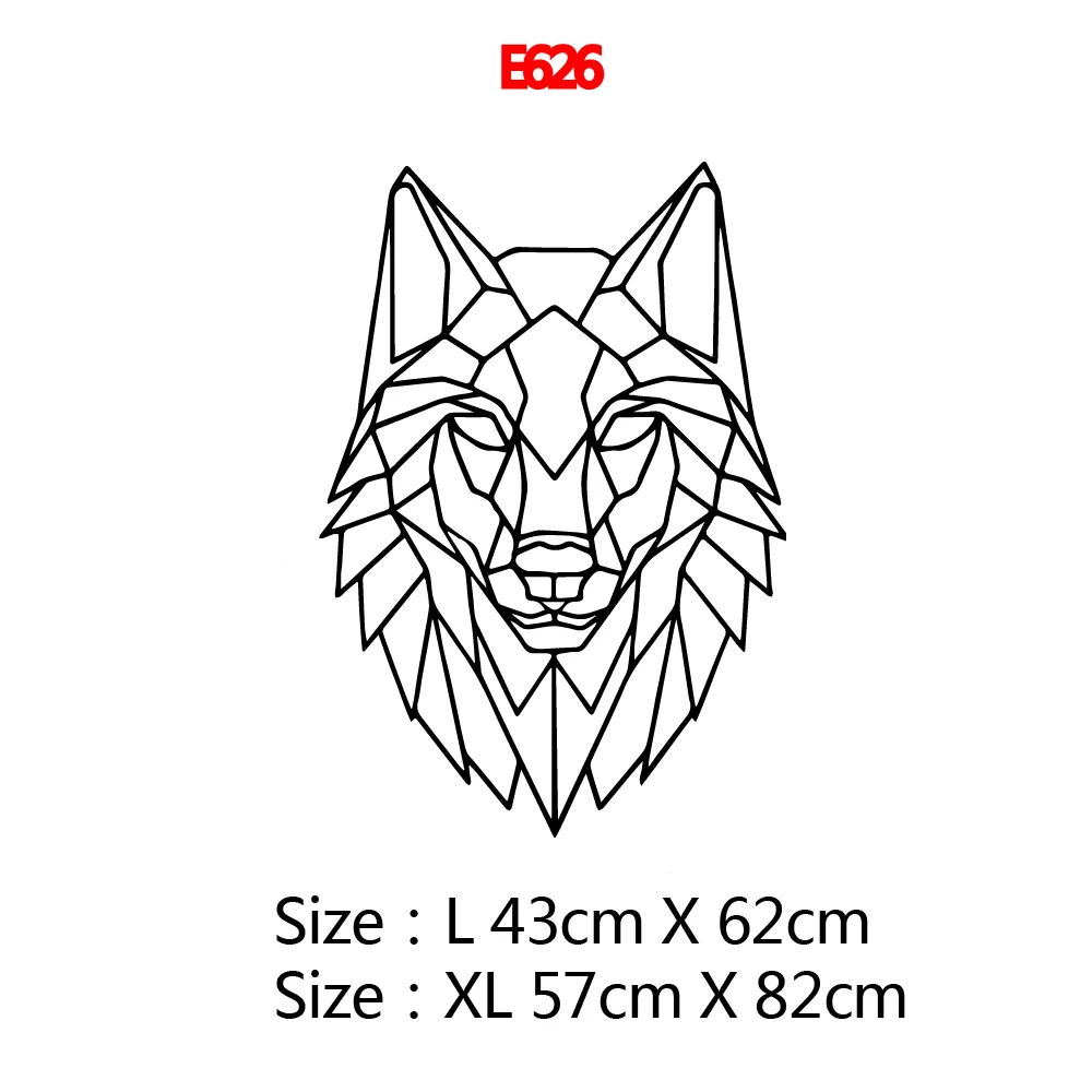 Diy волк домашние украшения ПВХ наклейка для детской комнаты натуральный Декор