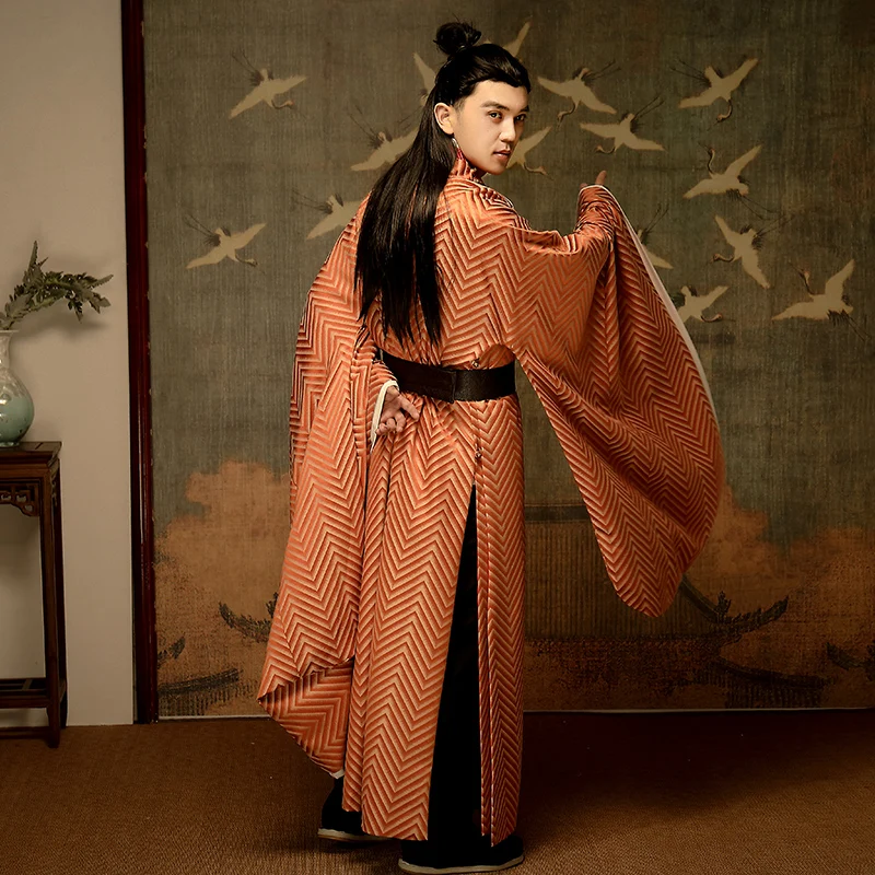 Традиционная китайская одежда мужская Hanfu актеры костюмы династии Сун