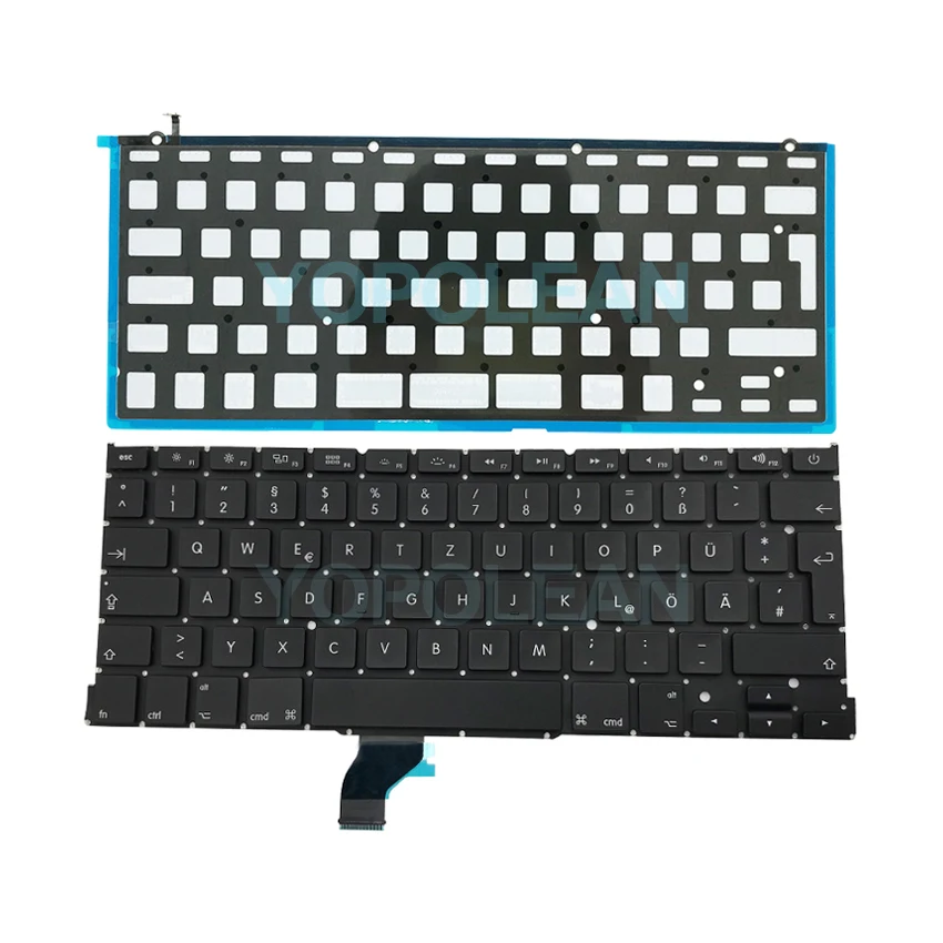 Новая немецкая клавиатура с подсветкой для Macbook Pro Retina 13 дюймов A1502 2013 2014 2015