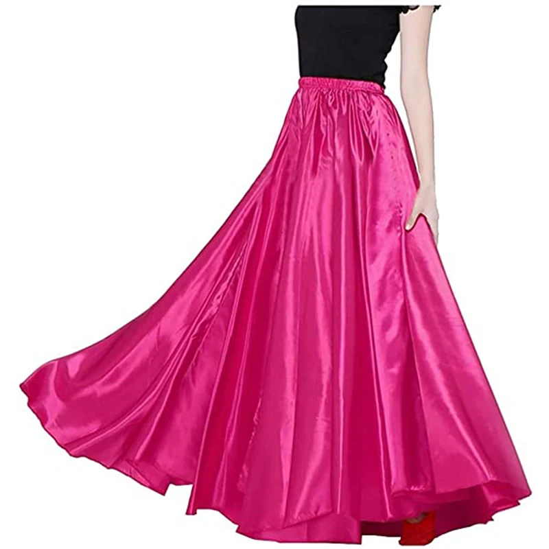 Юбка вечерние танца живота однотонная фиолетовая/Золотая 360 градусов - купить по