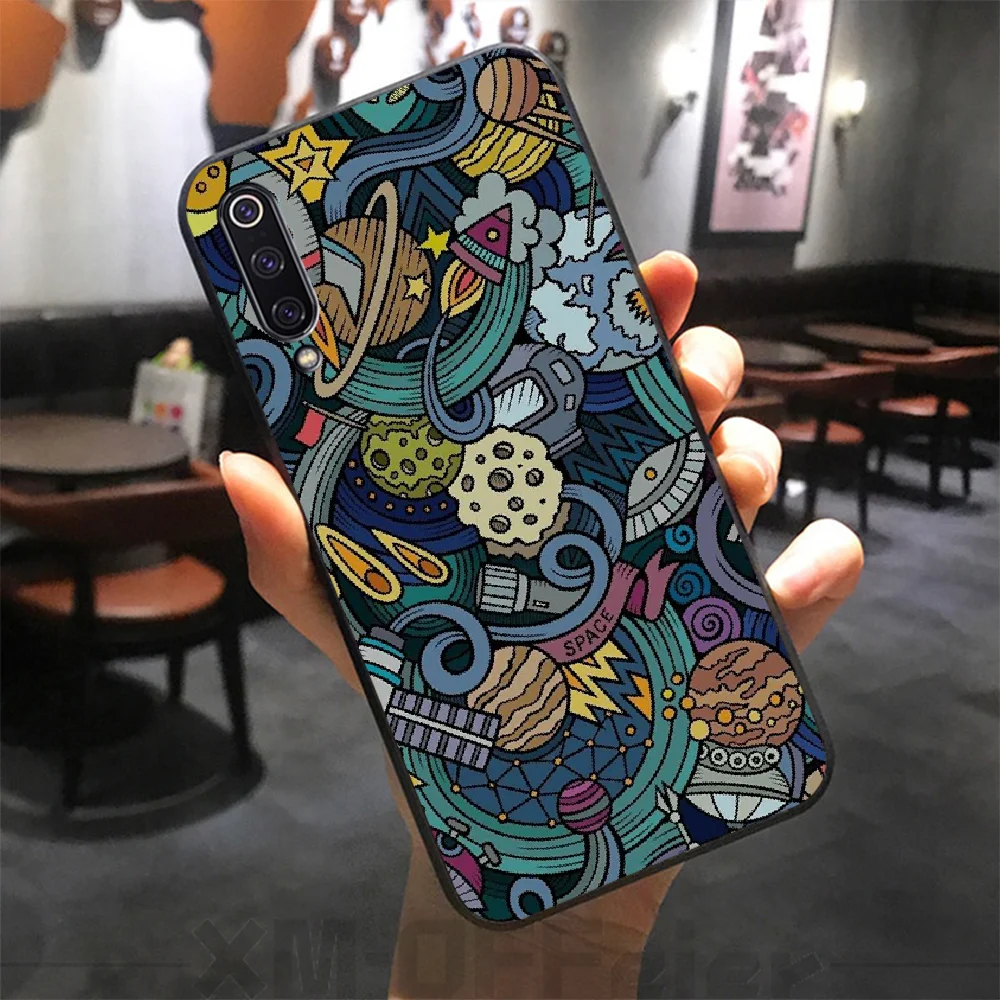 BaweiTE Alien ghost Coque Shell Phone Case for xiaomi mi 8 9 8SE 9SE 8Lite mix2 2S max2 3 Pocophone F1 | Мобильные телефоны и