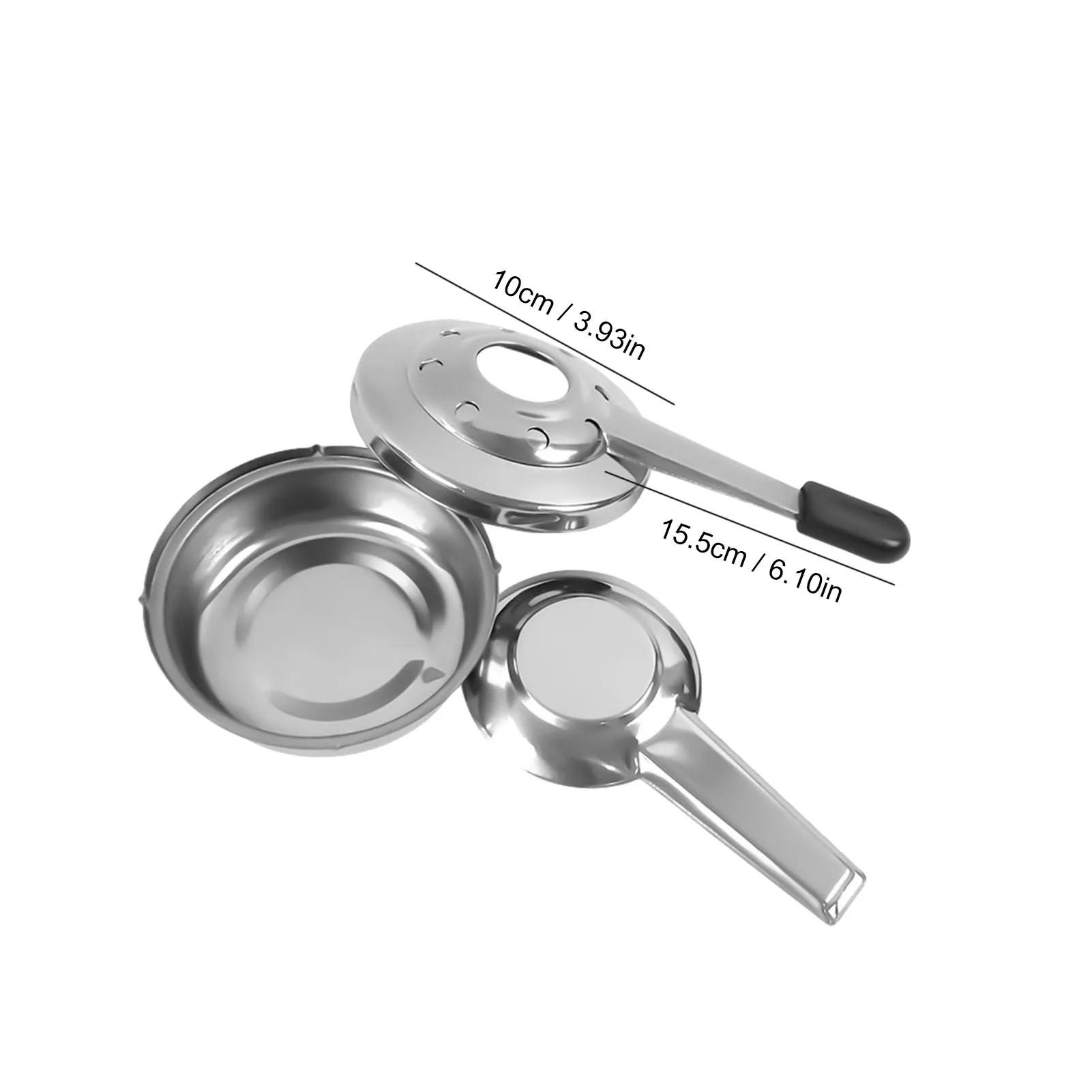 

High Quality Stainless Steel Hot Pot Durable Fondue Burner Portable Mini Fondue Pot Burner For Picnic Outdoor Alcohol Stove