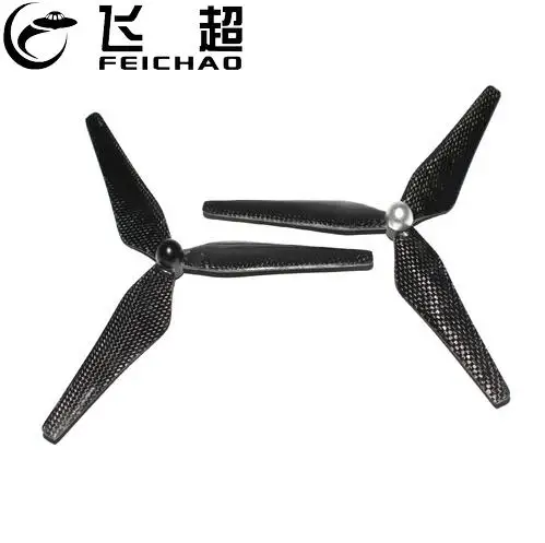 

1 Pair FEICHAO Carbon Fiber Propellers 9450 Self-locking CW CCW Propeller Low Noise 3-Paddle Props for Phantom RC Drone