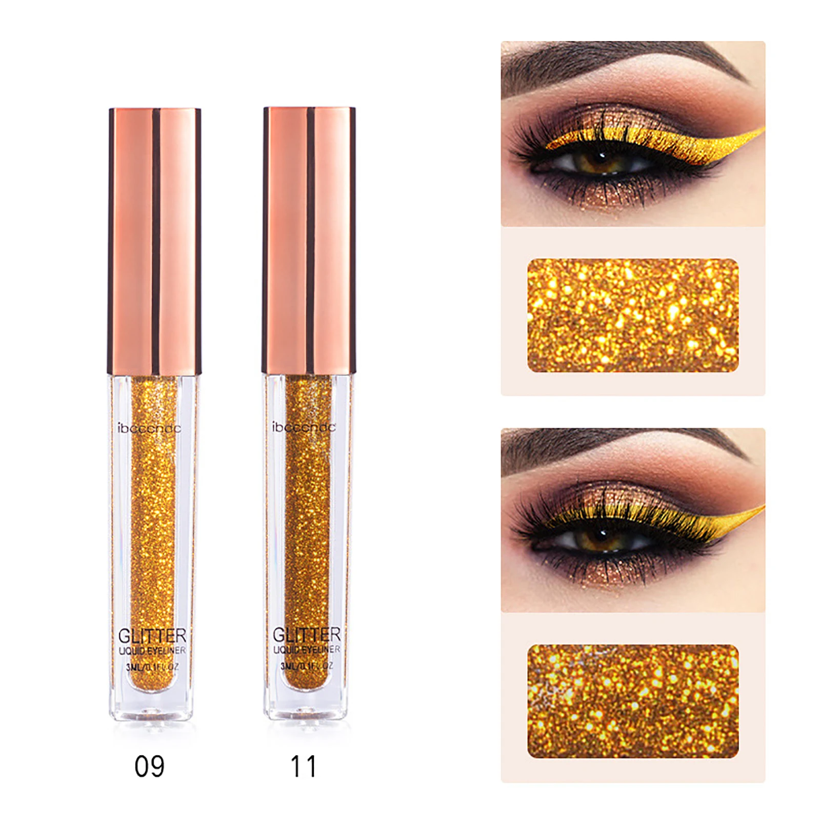 

12 Color 3ml Women Diamond Glitter Long-lasting Liquid Eyeshadow Party Shining Makeup Pigment Accessorices Cosmetics