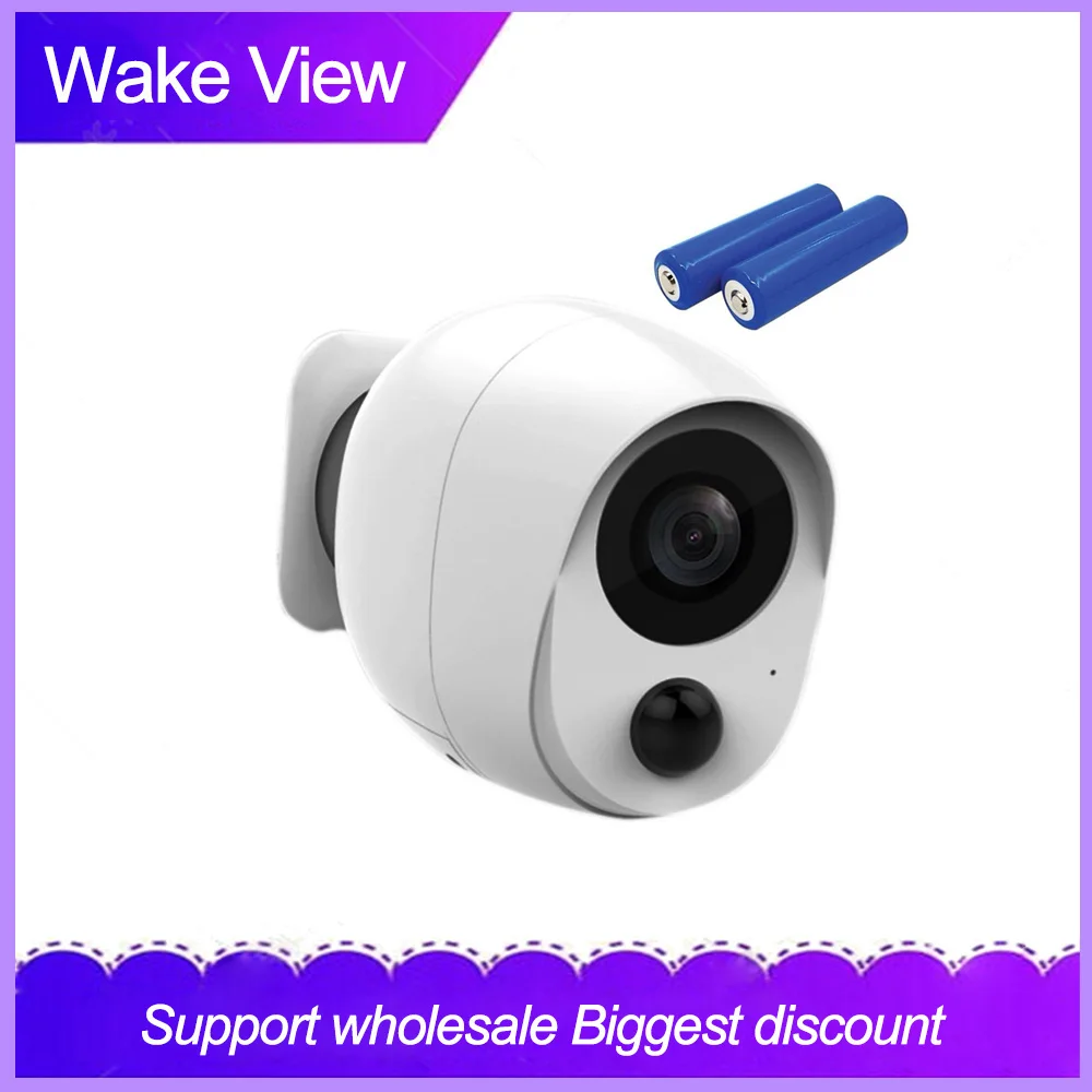 

IP-камера WakeView 100%, беспроводная, водонепроницаемая, с аккумулятором, с поддержкой Wi-Fi, приложение iCSee