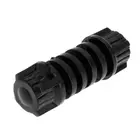 Один комплект, черный пластиковый прожектор, винт и шайбы, аксессуары для металлоискателя 62KC