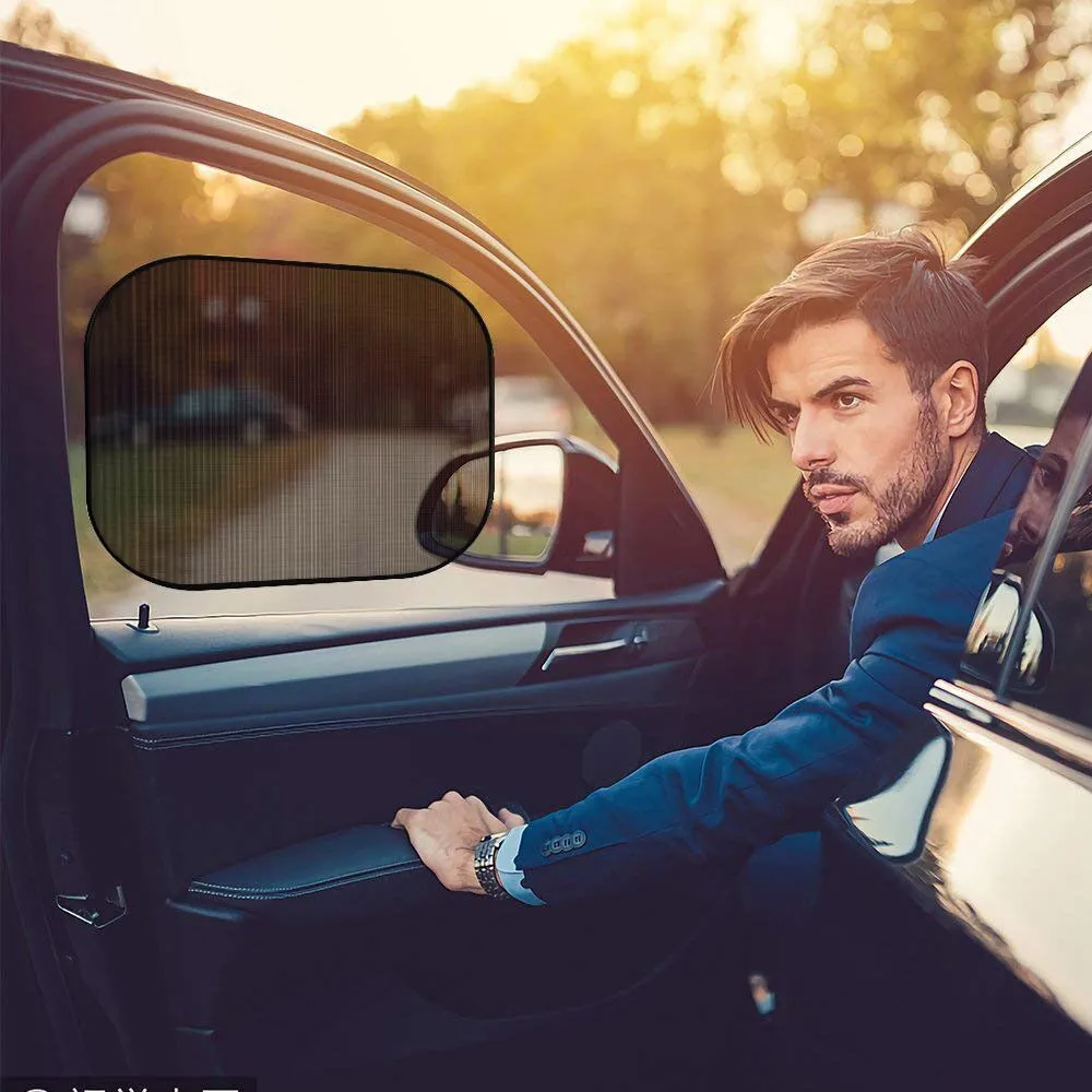 2 шт. Auto Care черный боковой автомобильный козырек от солнца заднего стекла зонтики