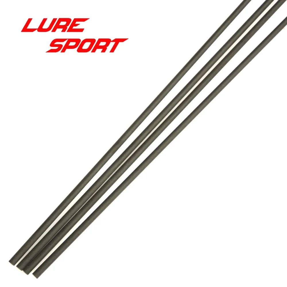 LureSport 4pcs 46cm Solid carbon rod Tip blank no paint Rod building components Fishing Pole Repair DIY Accessories