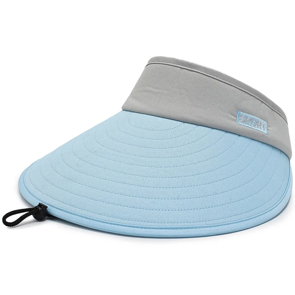 SAGACE Кепка для бега мужчин и женщин Солнцезащитная Складная Большая лица пустая