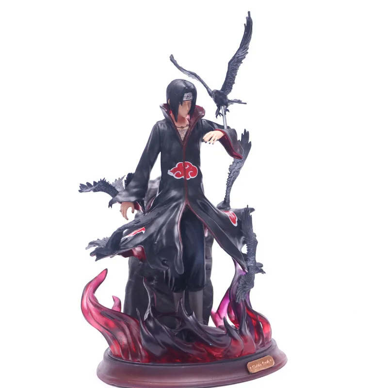 Мультфильм Аниме Наруто Shippuden Itachi ПВХ фигурка игрушки ГК Учиха Итачи с воронкой