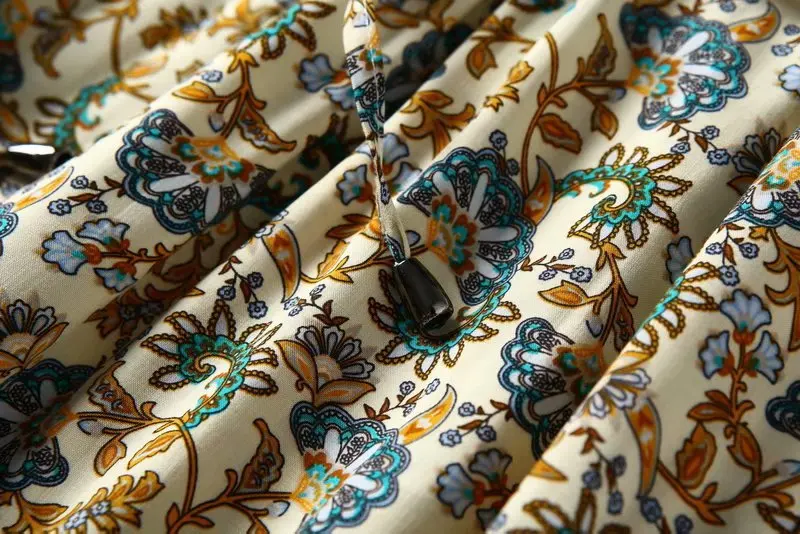 Богемный Вдохновленный комбинезоны Rayon богемный Свободный шнурок талии Летний комбинезон для женщин цветочный принт комбинезон Бохо Повседневный