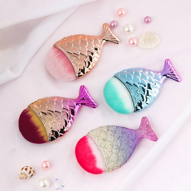 Кисточка для ногтей инструменты чистки 1 шт. щетка удаления блестящей пыли и