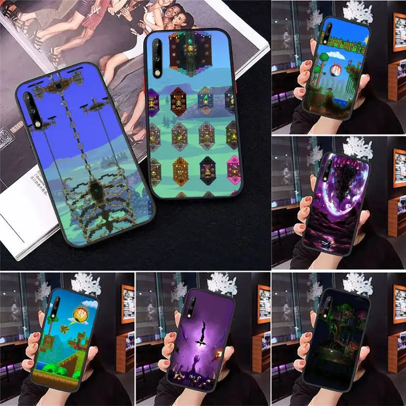 

Game Terraria Phone Case for Huawei mate 9 10 20 20X 30 40 pro lite Fundas cover