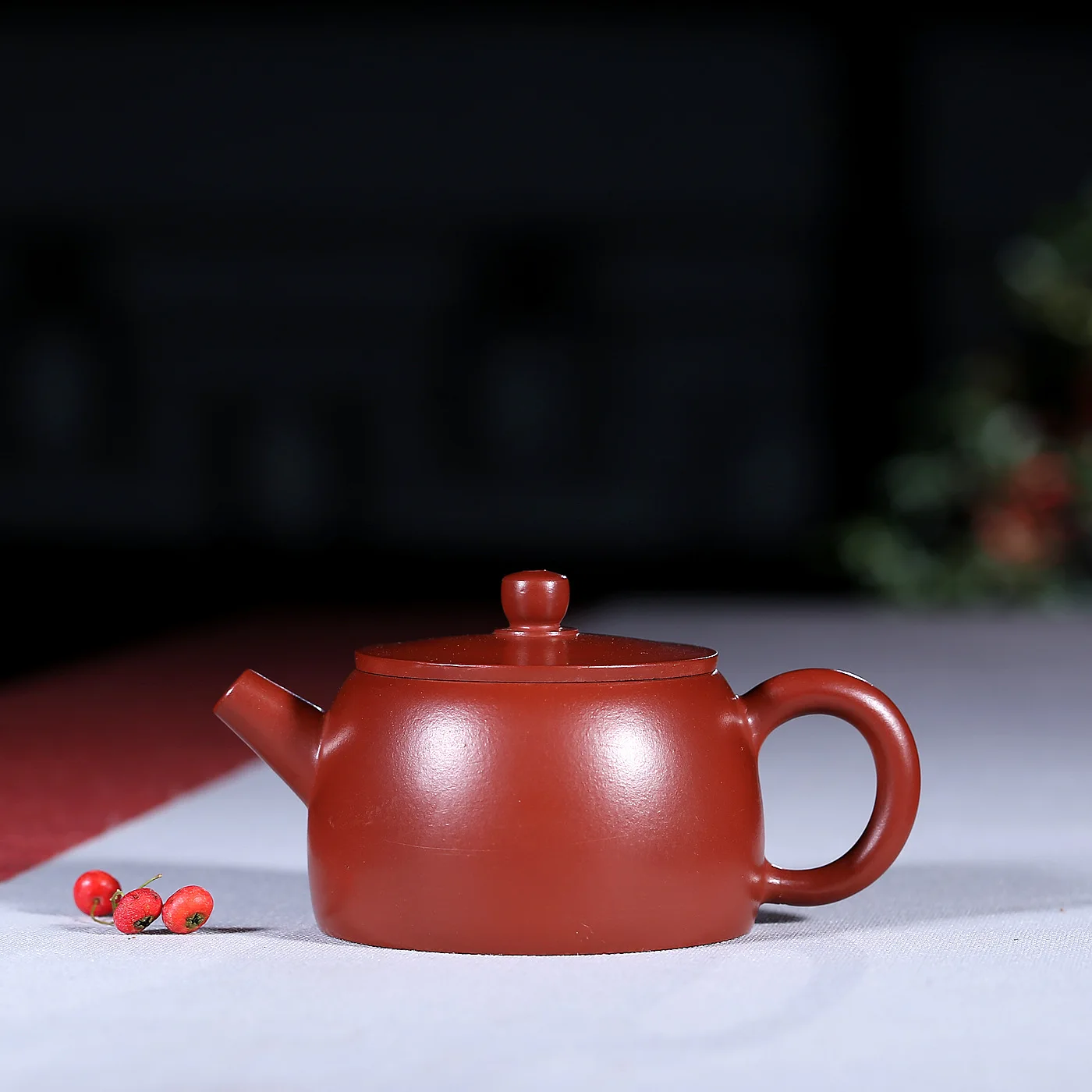 

Yixing raw Zisha teapot, Jinglan Dahongpao, Shan Fang