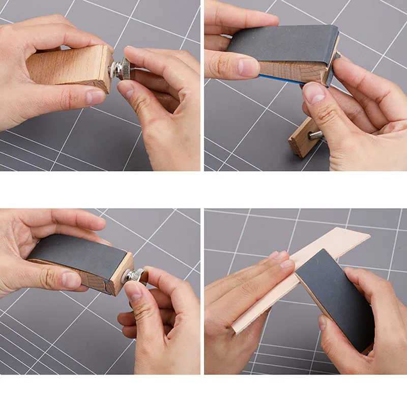 

Polishing Block Diy Wooden Sandpaper Sanding Leather Edge Treatment Polishing Tool Accessories Remove Dirt Fast And Effortless