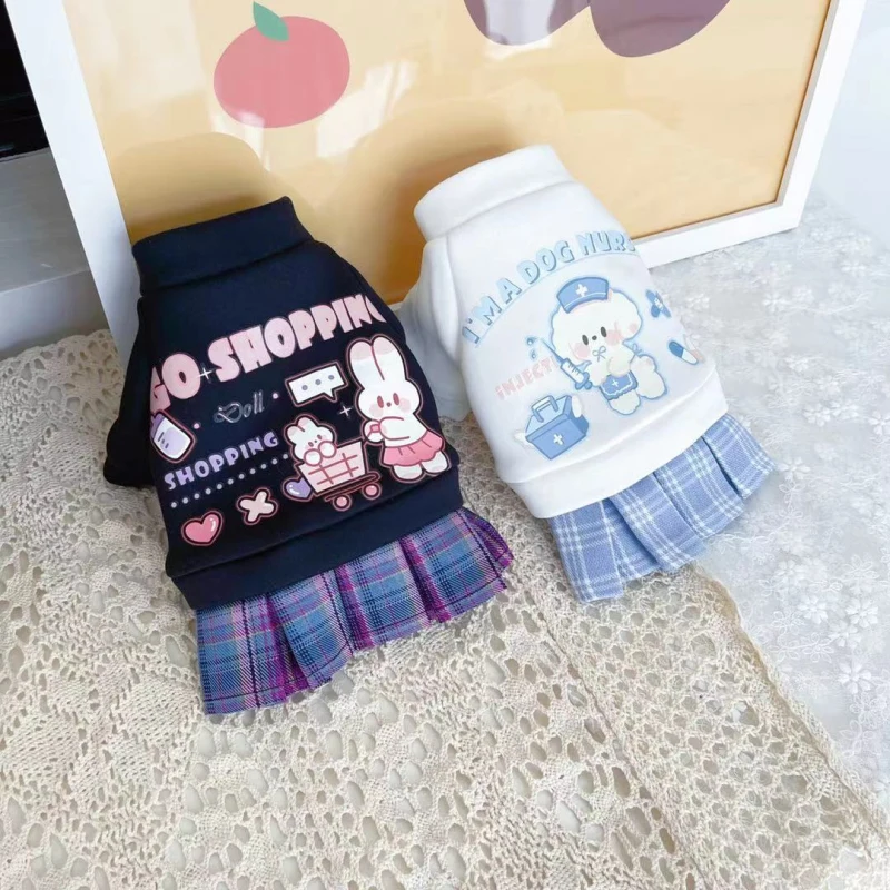 

Chihuahua Dress Winter Cat Puppy Skirt Small Dog Costume Yorkshire Terrier Pomeranian Shih Tzu Maltese Poodle Schnauzer Clothes