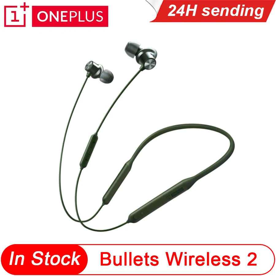 Оригинальные OnePlus Bullets 2 беспроводные наушники AptX Гибридный Магнитный контроль