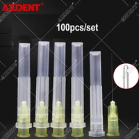 100pcs dental endo irrigation needle tip dental root canal lateral irrigation needle 3 sizes 0 30 40 5mm