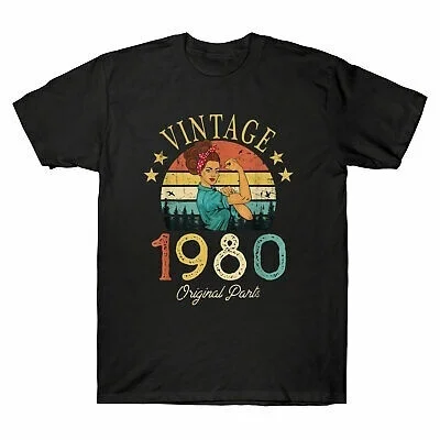 

Vintage 1980 Made in 1980 40th birthday 40 years old Men's T-Shirt Classic Gifts Tee