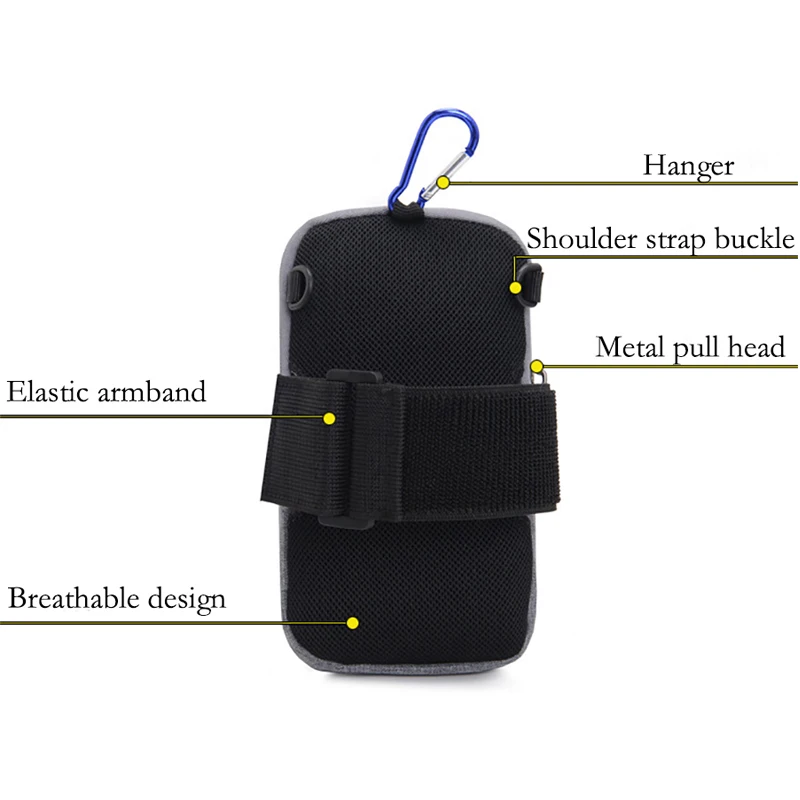 Сумка для бега на запястье водонепроницаемый Противоугонный чехол мобильный