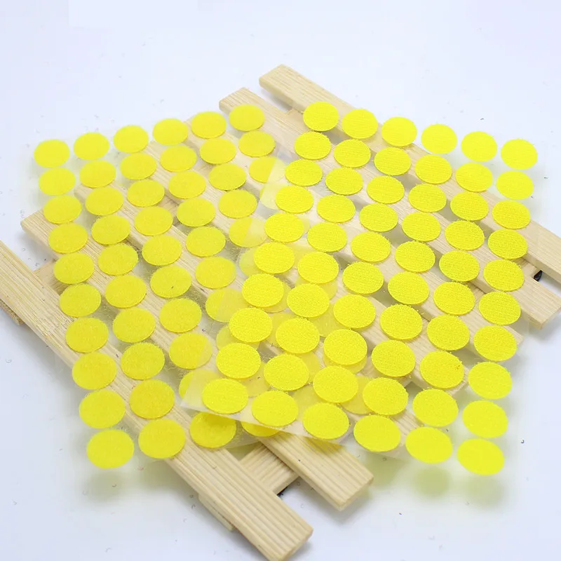 100 пар 15 мм детская ручная цветная Магнитная нейлоновая наклейка для монет