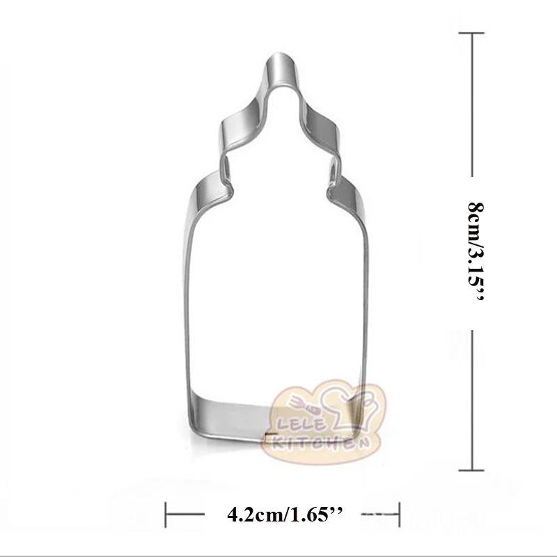 1 шт. бутылка для кормления ребенка печенье из нержавеющей стали резак форма