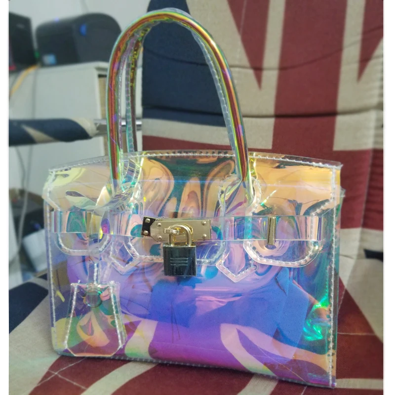 Sac основной Femme прозрачная сумка из ПВХ Мини через плечо для женщин 2019 клатч
